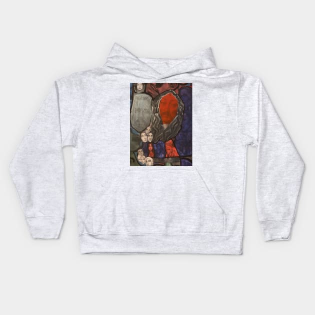 Artwork RED ROOM Kids Hoodie by Ali Kasap